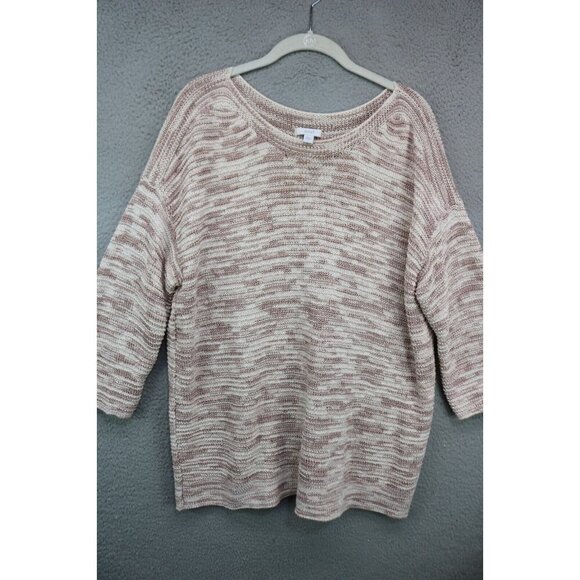 Pure Jill Ribbed Tunic Sweater-Size Large - Picture 1 of 10